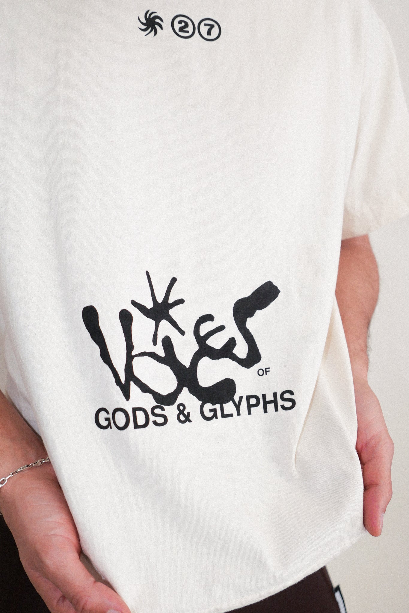 'Voices Of Gods and Glyphs' Windthrow x GRIN27 Crop Tee